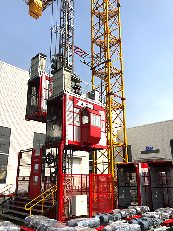 Variable Frequency Medium And High Speed Construction Hoist